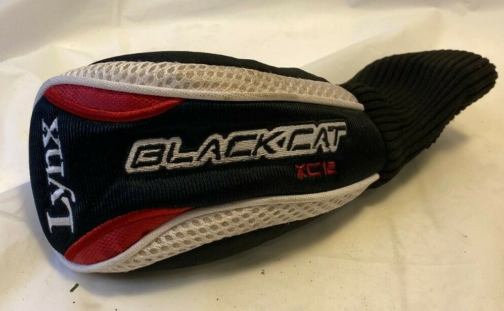 Lynx Black Cat 4 Fairway Wood Embroidered Head Cover XC12 golf club cover