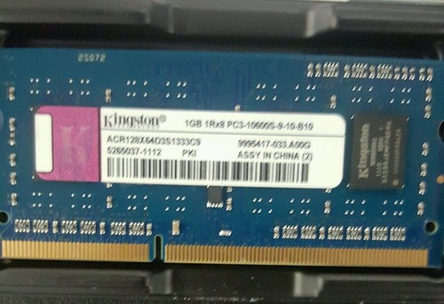 PC3 1GB 10600S LAPTOP MEMORY RAM LOT OF 40