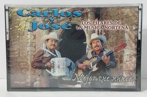 US盤 LP 初回プレス New Edition /  AGAIN Carlos y Jose Mejor Que Nunca (Cassette 707391000748) *NEW