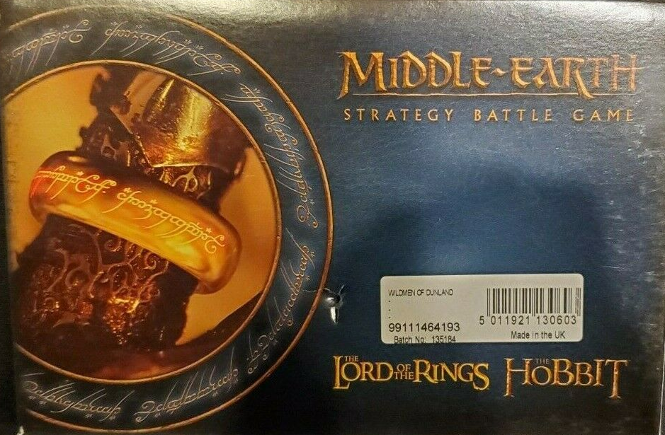 Wildmen of Dunland Metal The Hobbit Властелин колец Games Workshop