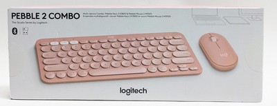 Logitech Pebble 2 Wireless Keyboard and Mouse Combo - Tonal Rose (920-012199)