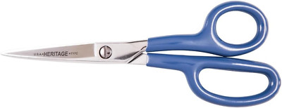Klein Tools 717C Scissors, Carpet Napping Shear, Curved with Coated Handle, 7-7/