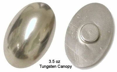 3.5 oz. Tungsten Canopy for pinewood derby cars from Pinewood Pro