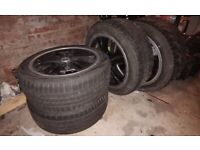 4 x Alloy wheels with Winter Tyres