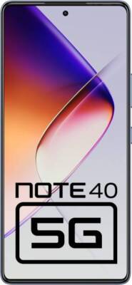 Infinix Note 40 5G Factory Unlocked Dual SIM 8GB RAM 256GB GLOBAL ROM-BLACK
