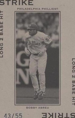 2005 Donruss Throwback Threads - Bobby Abreu #PG-59