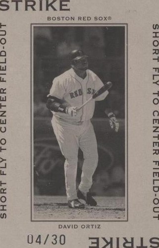 2005 Donruss Throwback Threads - David Ortiz #PG-73