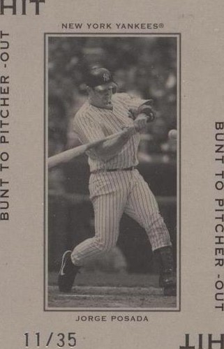 2005 Donruss Throwback Threads - Jorge Posada #PG-20