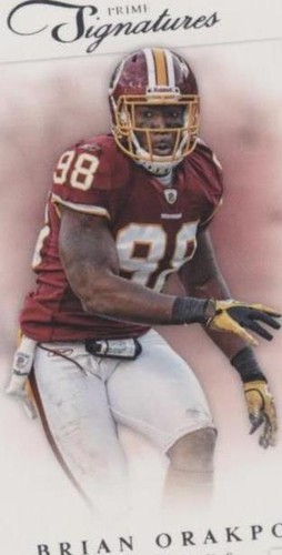 2012 Panini Prime Signatures Brian Orakpo #132
