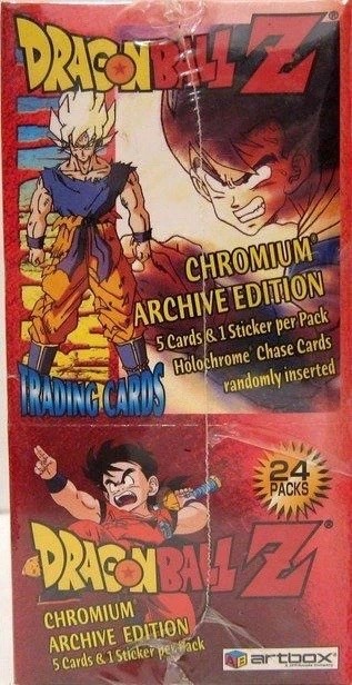 Artbox Dragonball Z Chromium Archives Trading Cards Box