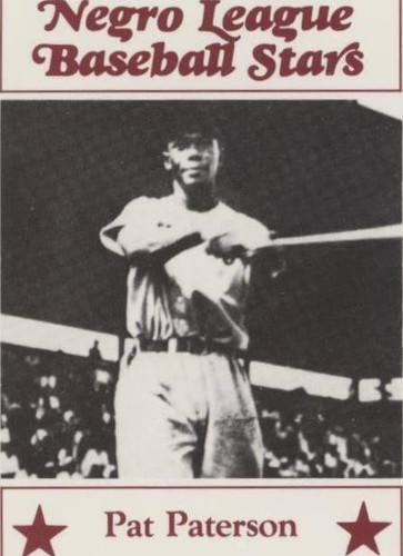 1986 Fritsch Negro League Baseball Stars - Pat Paterson #106