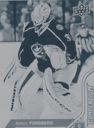 2016-17 Upper Deck Compendium - Anton Forsberg #371