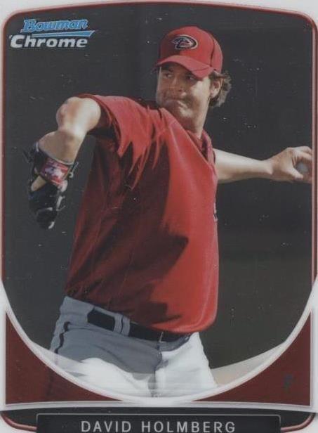 2013 Bowman Chrome - David Holmberg #BCP168