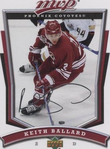 2007-08 Upper Deck MVP - Keith Ballard #85