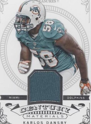 2012 Panini National Treasures Karlos Dansby #90