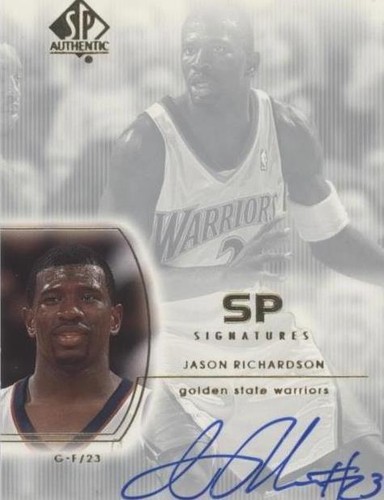 2002-03 SP Authentic - Jason Richardson #JR