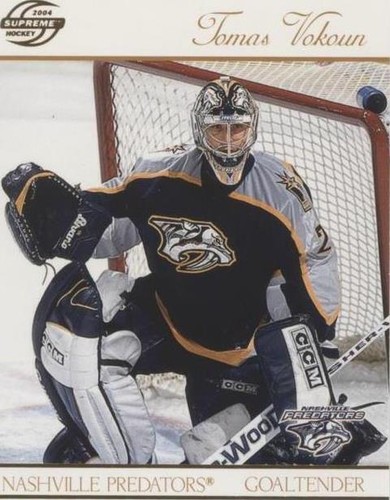 2003-04 Pacific Supreme - Tomas Vokoun #56