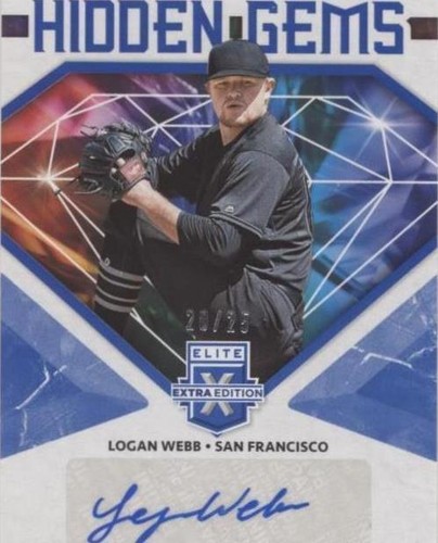 2019 Panini Elite Extra Edition - Logan Webb #HG-LW
