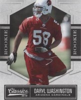 2010 Panini Classics Daryl Washington #127