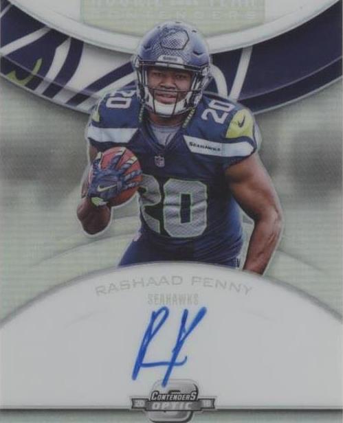 2018 Panini Contenders Optic Rashaad Penny #RYA-RP