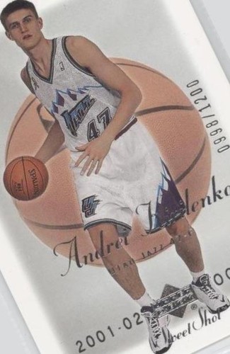 2001-02 Upper Deck Sweet Shot - Andrei Kirilenko #108