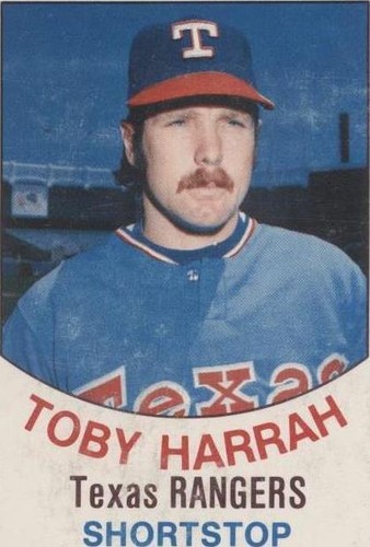 トビー（感謝） 1976 Hostess Twinkies Baseball Card #48 Toby Harrah PSA 7 NM