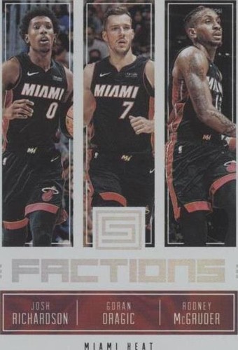 2018-19 Panini Status - Goran Dragic/Josh Richardson/Rodney Mcgruder #9