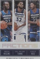 2018-19 Panini Status - Derrick Rose/Karl-Anthony Towns/Andrew Wiggins #27
