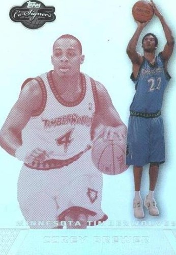 2007-08 Topps Co-Signers - Corey Brewer/Randy Foye #58