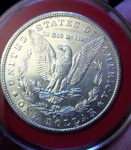 1887 S Morgan Silver Dollar . BU . Key Date