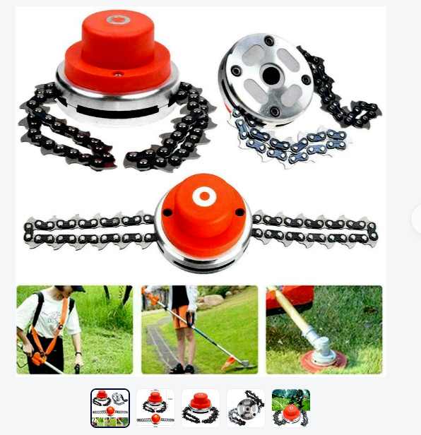 Testina Di Ricambio A Catena Per Tagliaerba Tosaerba Tagliabordi Decespugliatore