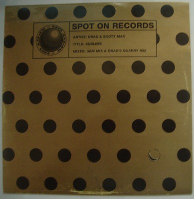 Drax & Scott Mac - Sublime (12'') (Very Good Plus (VG+)) - 2675382390