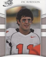 2010 Press Pass Portrait Edition Zac Robinson #38