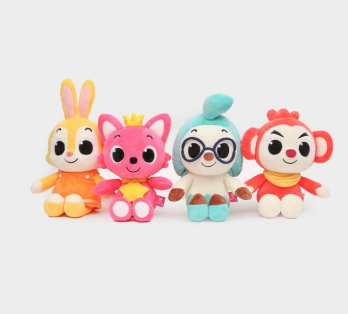 PINKFONG Wonder Plush Doll PINKFONG HOGI POKI JENNY 30cm Animation Korea + Gift