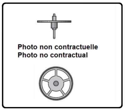Second Wheel Fourth Wheel Sekundenrad 224 ETA Unitas 6498 6498-1 H 4.75Mm