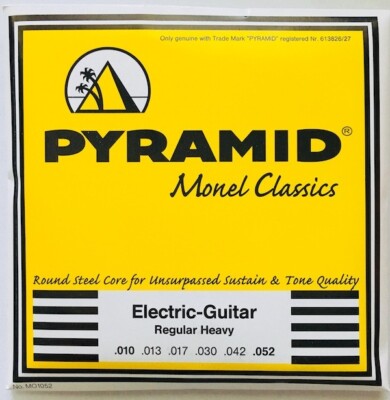 Pyramid Monel Classics Electric Guitar Strings; gauges 10-52