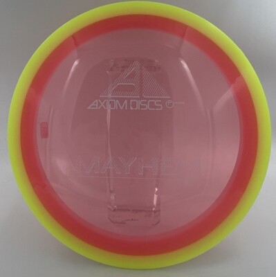 Axiom Discs Proton Mayhem PATENT PENDING OLD RUN 168g DAY GLOW RIM