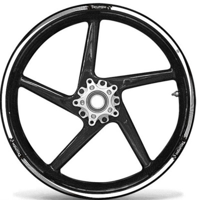 Labelbike - Kit Adhesive Strips For Wheels Rims 17" Compatible With Suzuki GSXS 750-1000 White Italy