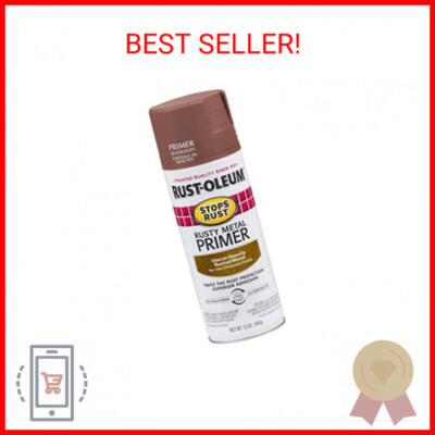 Rust-Oleum 7769830 Stops Rust Spray Paint, 12-Ounce, Flat Rusty Metal Primer