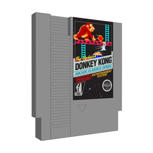 Donkey Kong Original Edition Pie Factory Nintendo NES Game