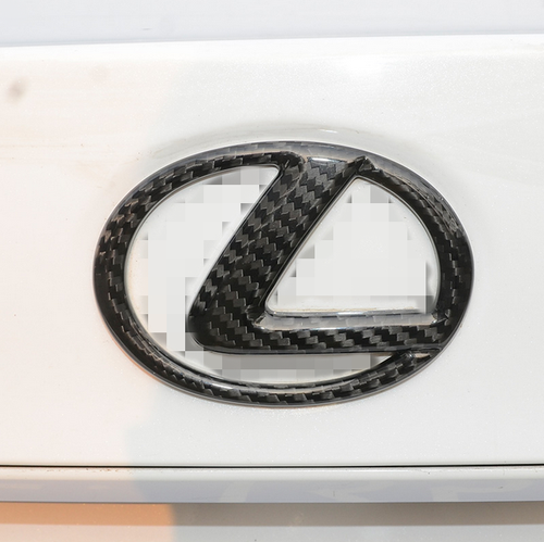 100/% Carbon Fiber Car Steering Wheel Logo Cover For LEXUS IS250//300//350 2013-18