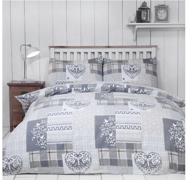 Brushed Cotton Superking Duvet Cover Set In Longfield Kent