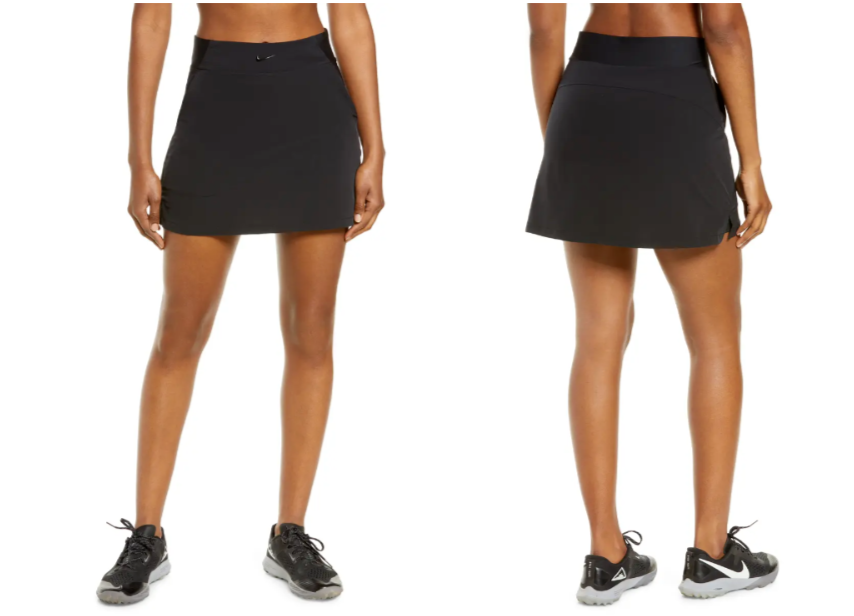 NIKE Black Bliss Lux Training Юбка Шорты Skort XXL 20/22 кармана, легкие