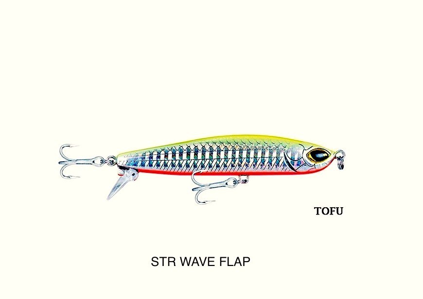 STR WAVE FLAP 90  MINNOW SINKING GR 23 COL BLUE SILVER  SPINNING SPIGOLA MARE