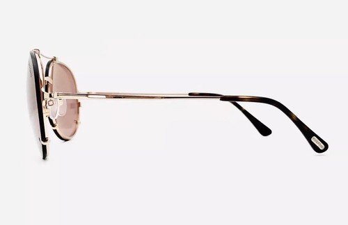 Pre-owned Tom Ford Sunglasses Tf 527 28z Dickon Gold 61•14•145 With Case In Pink