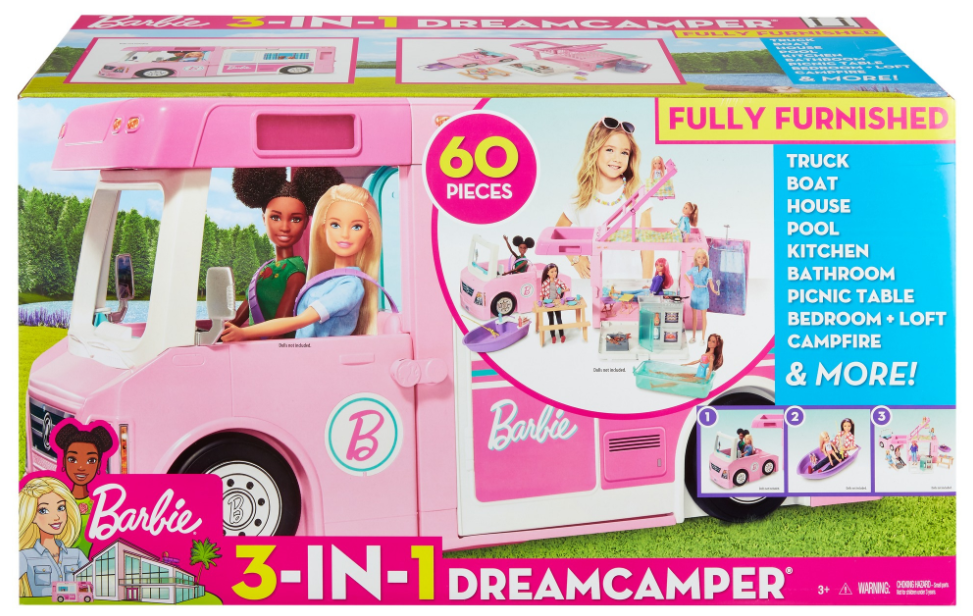 Barbie pop up camper van hotsell