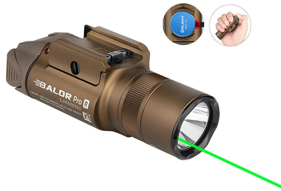 トイガン Olight BALDR Pro R Baldr Pro R Glock & Picatinny Rechargeable Light - Olight