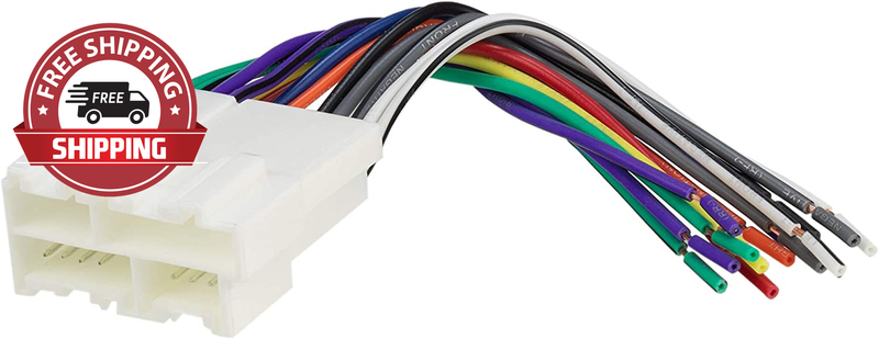 Scosche GM02B Power/Speaker Connector Stereo Wiring Harness Compatible with Sele