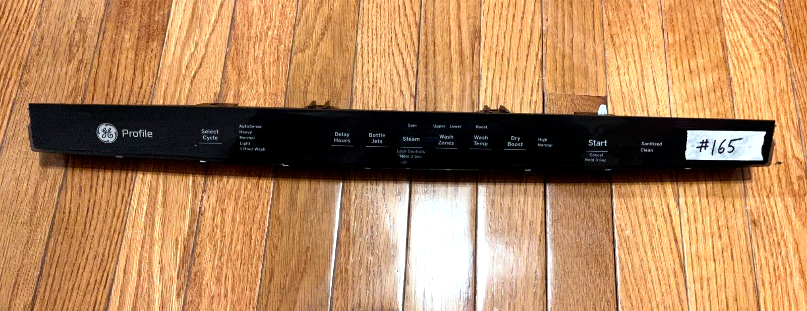 GE Dishwasher Control Panel Assy WD21X25612, WD21X25381