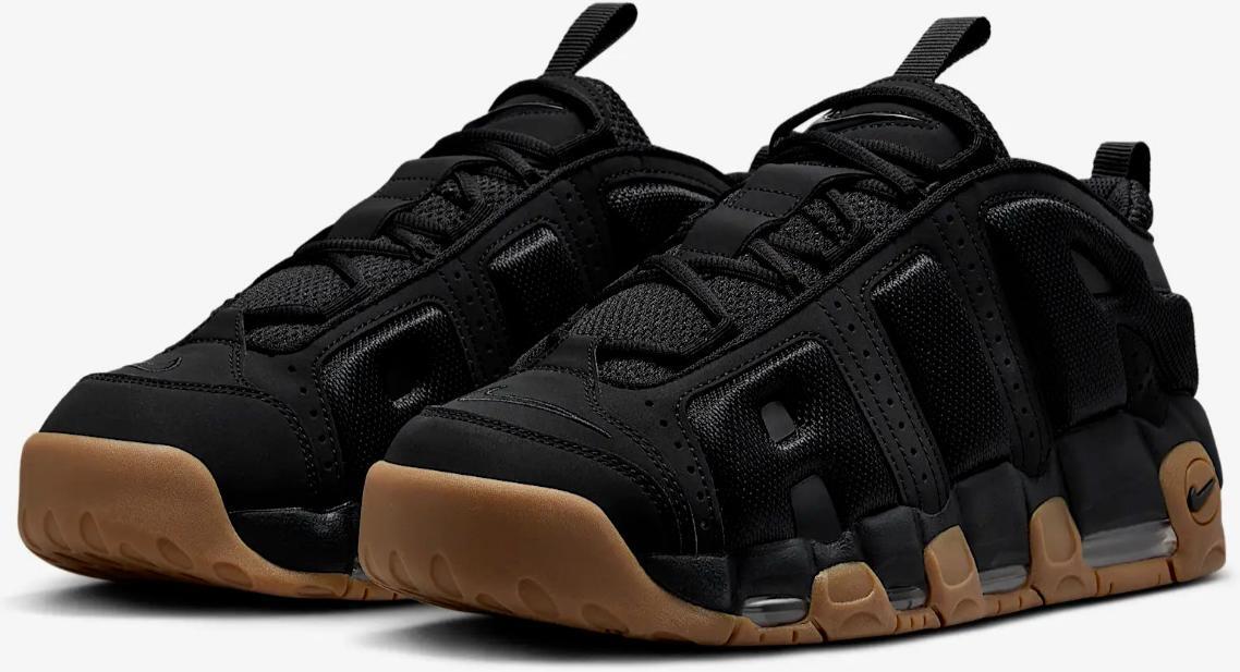 Las mejores ofertas en Nike Air More Uptempo Low Black Gum | eBay